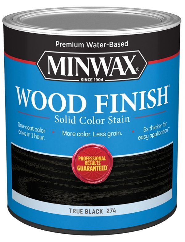 Quart - True Black, Water-Based Solid Stain