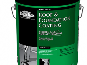 Black Fibered Roof Coatings