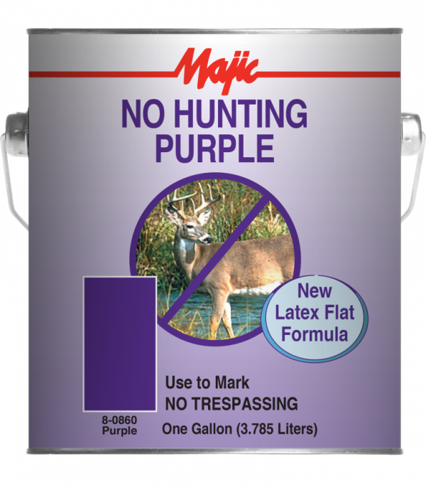 Gallon- No Hunting Purple