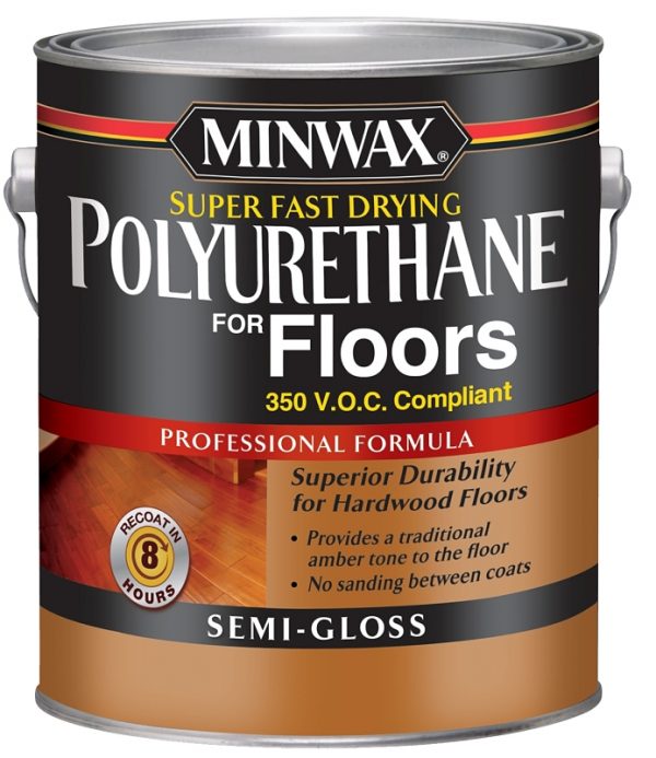 Gallon- Fast Dry Polyurethane Floors 350 voc, Semi-Gloss