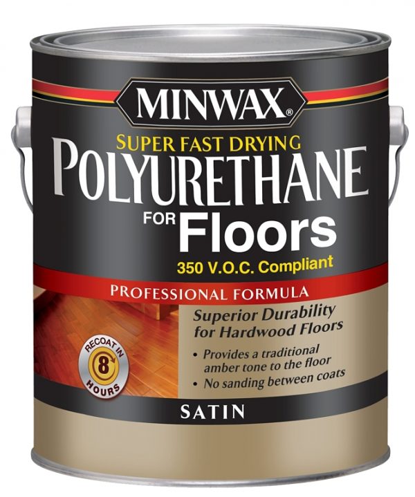 Gallon- Fast Dry Polyurethane Floors 350 voc, Satin