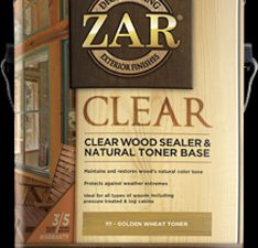 ZAR CLEAR SEALER & TONER